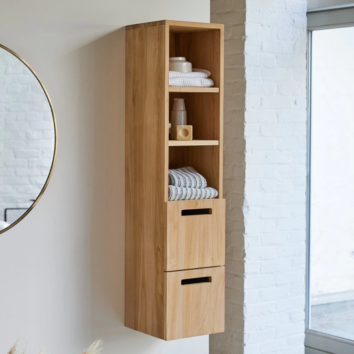 Line - Colonne En Teck Massif – Image 4