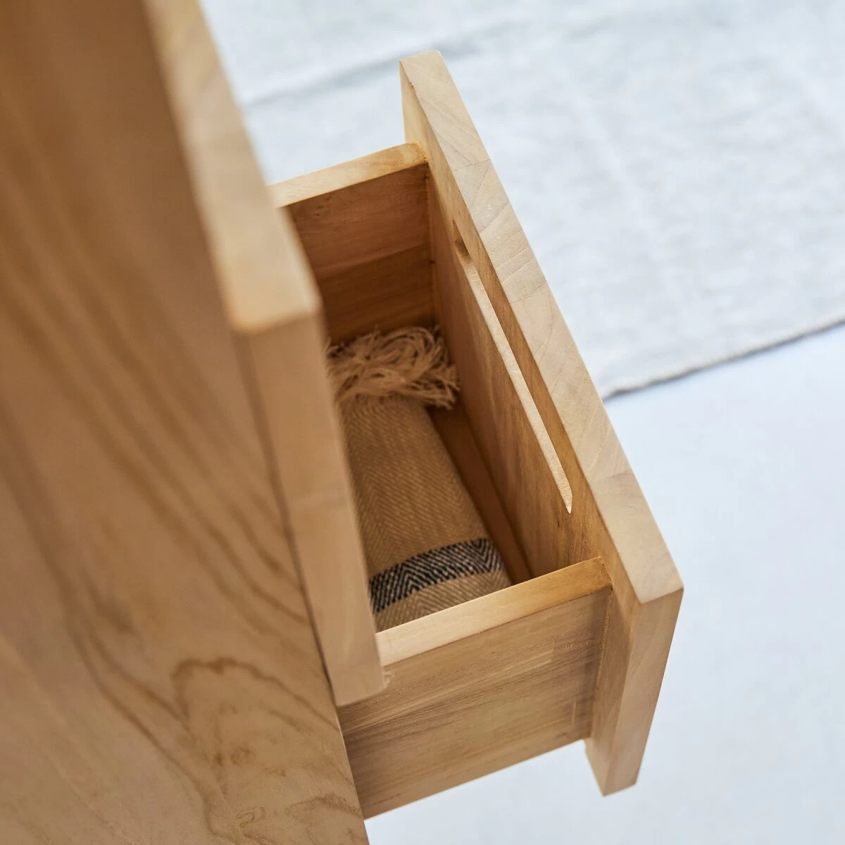 Line - Colonne En Teck Massif – Image 6