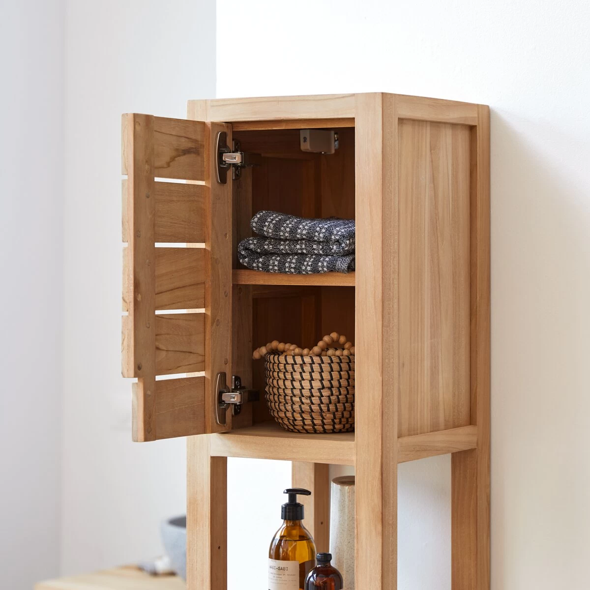 Serena - Colonne En Teck Massif – Image 2