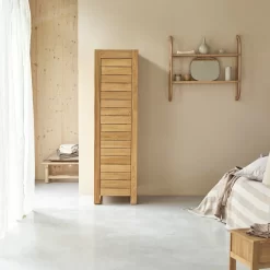 Minimalys - Colonne Simple En Teck Massif