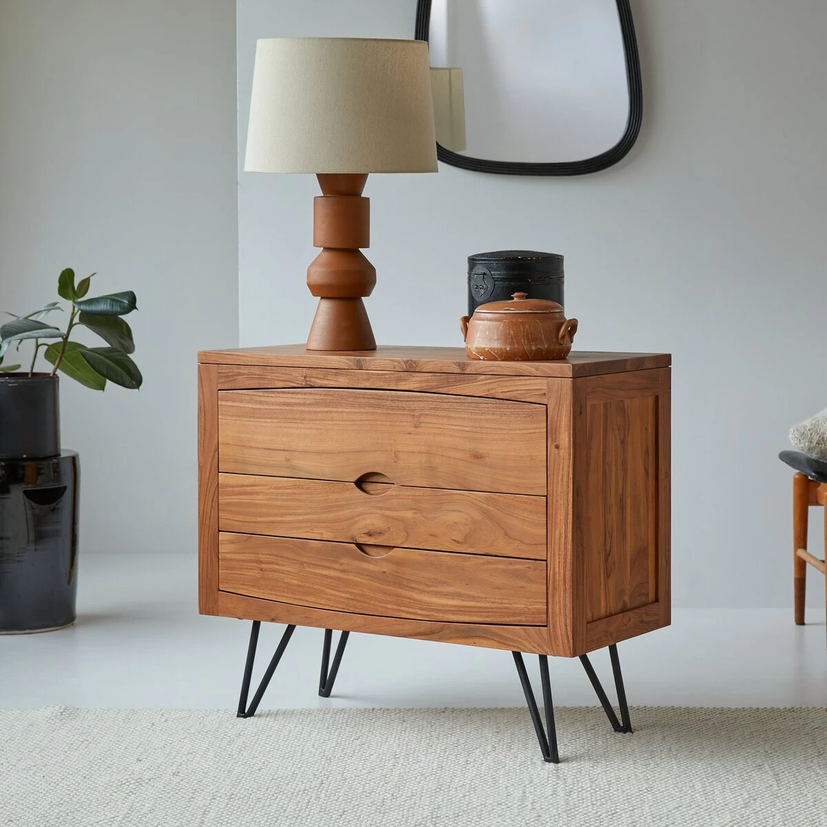 Bonnie - Commode En Acacia Massif – Image 4