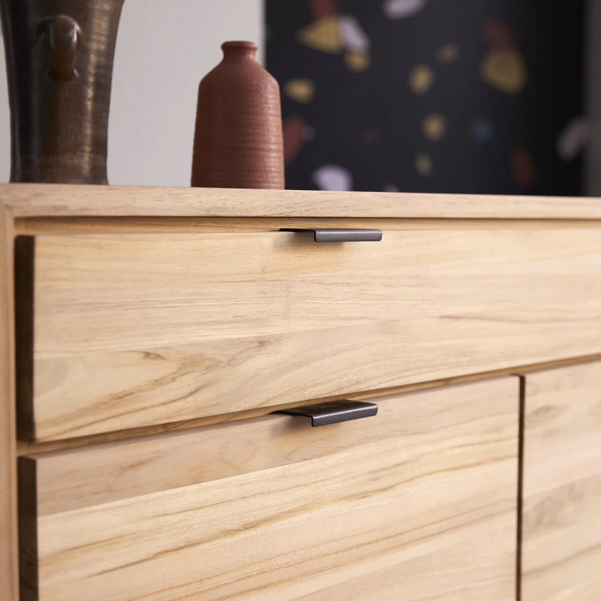 Senson - Commode En Teck Massif – Image 6