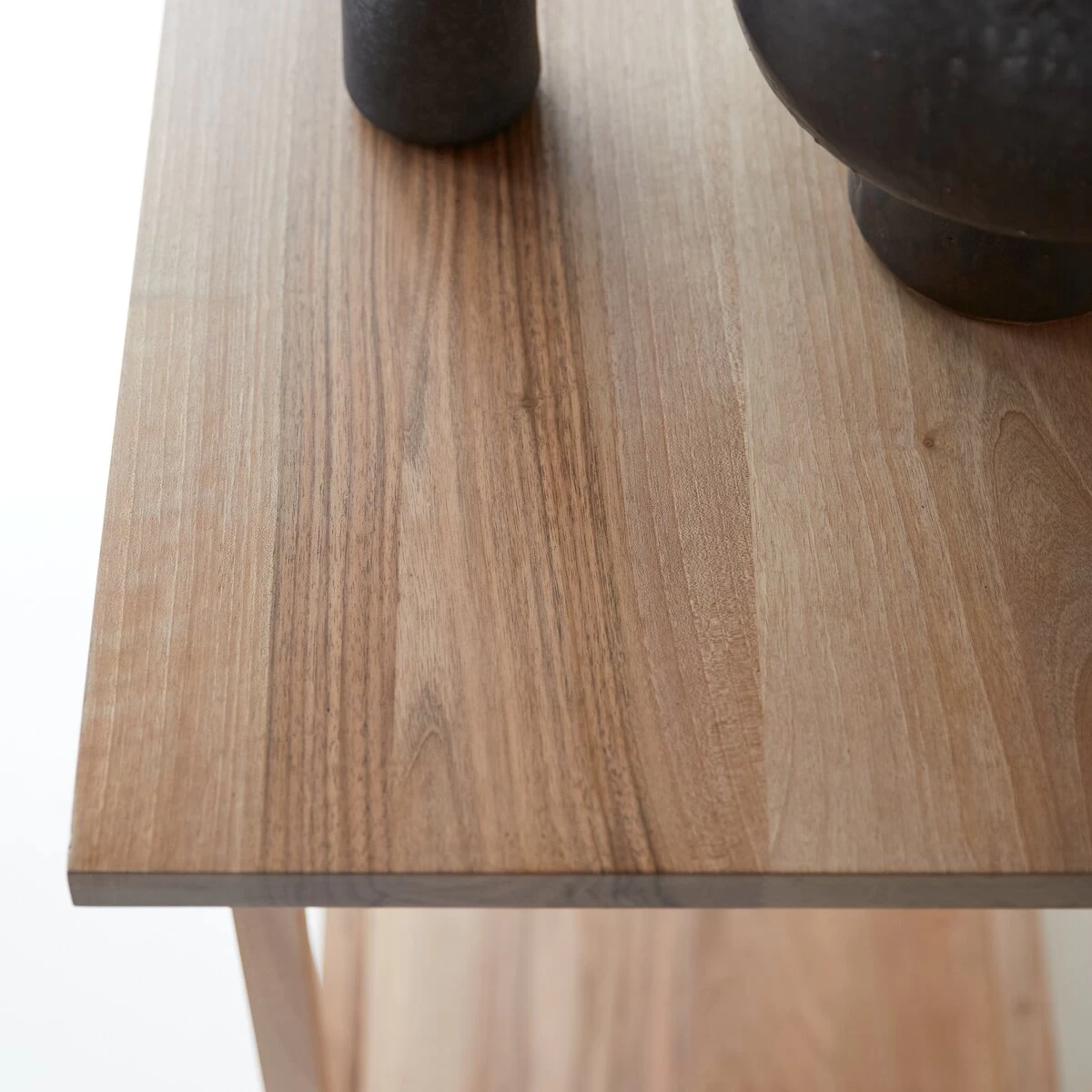 Clovis - Console 1 Tiroir En Noyer Massif Français – Image 3