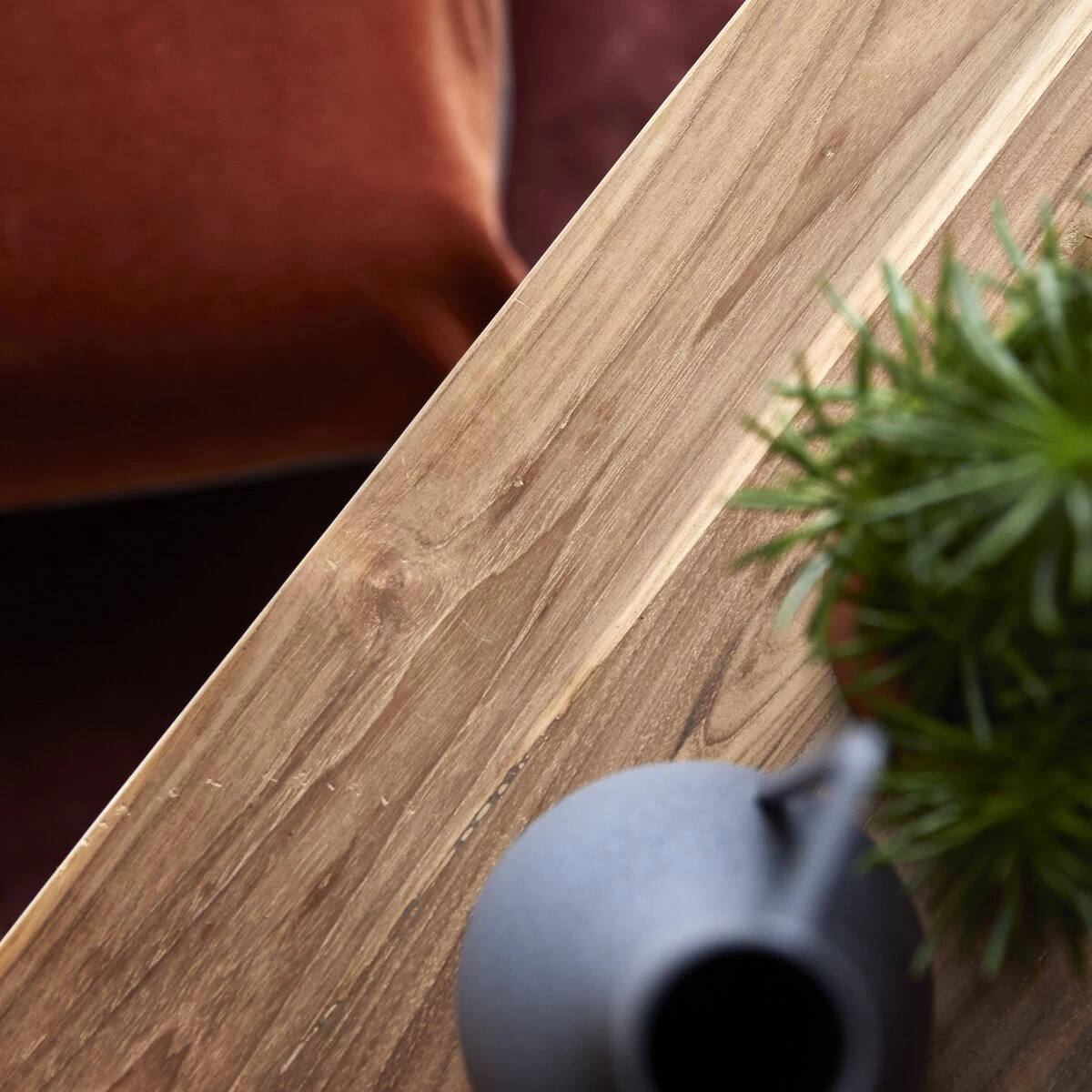 Adonis - Console Basse En Teck Massif Recyclé – Image 7