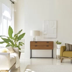 Urban - Console En Acacia Massif Et Métal