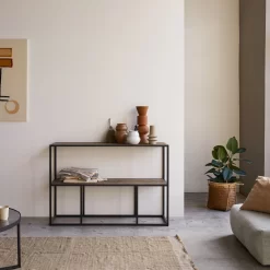 Isak - Console En Orme Massif Et Métal