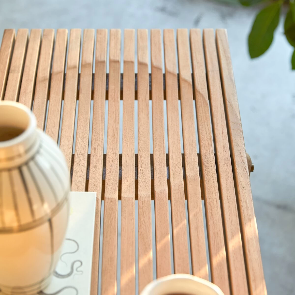 Fado - Console En Teck Massif – Image 7