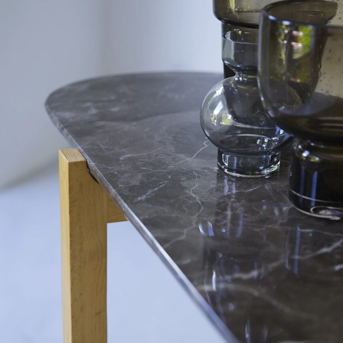 Stoneleaf - Console Stoneleaf En Chêne Massif Et Marbre – Image 4