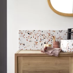 Ava - Crédence En Terrazzo Premium Brown 145 Cm