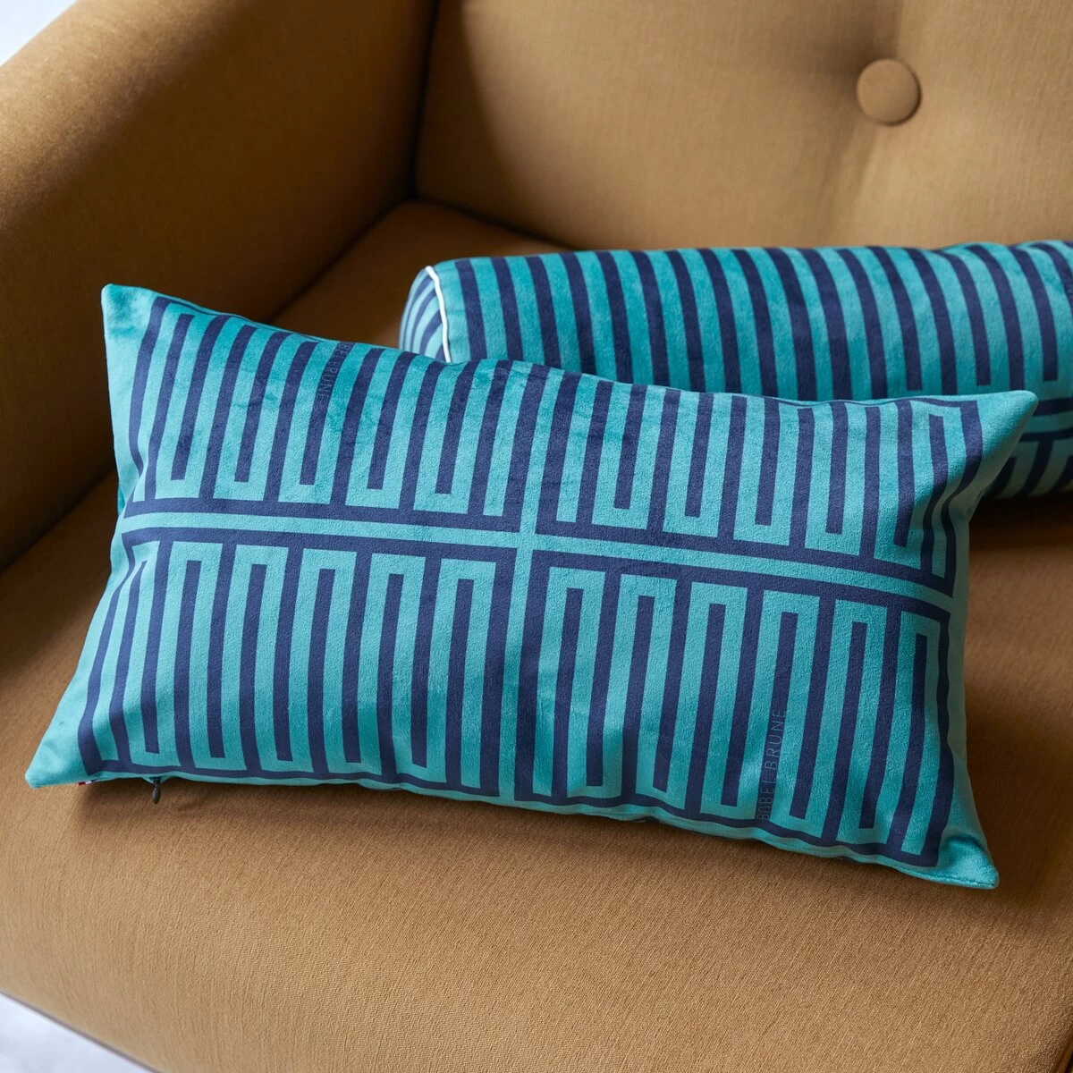Elios - Coussin Français 50x30 Cm, Green – Image 2