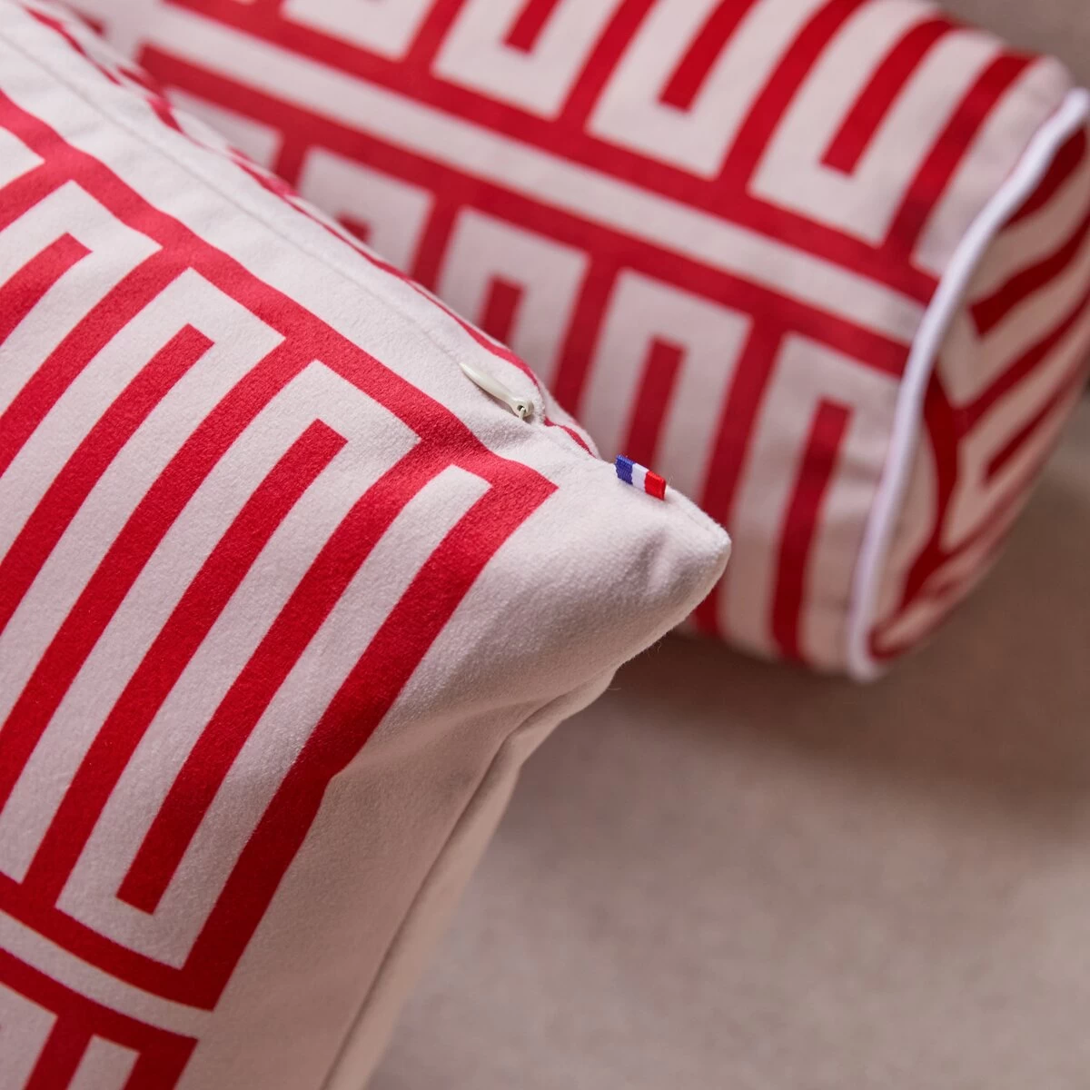 Elios - Coussin Français 50x30 Cm, Red – Image 4