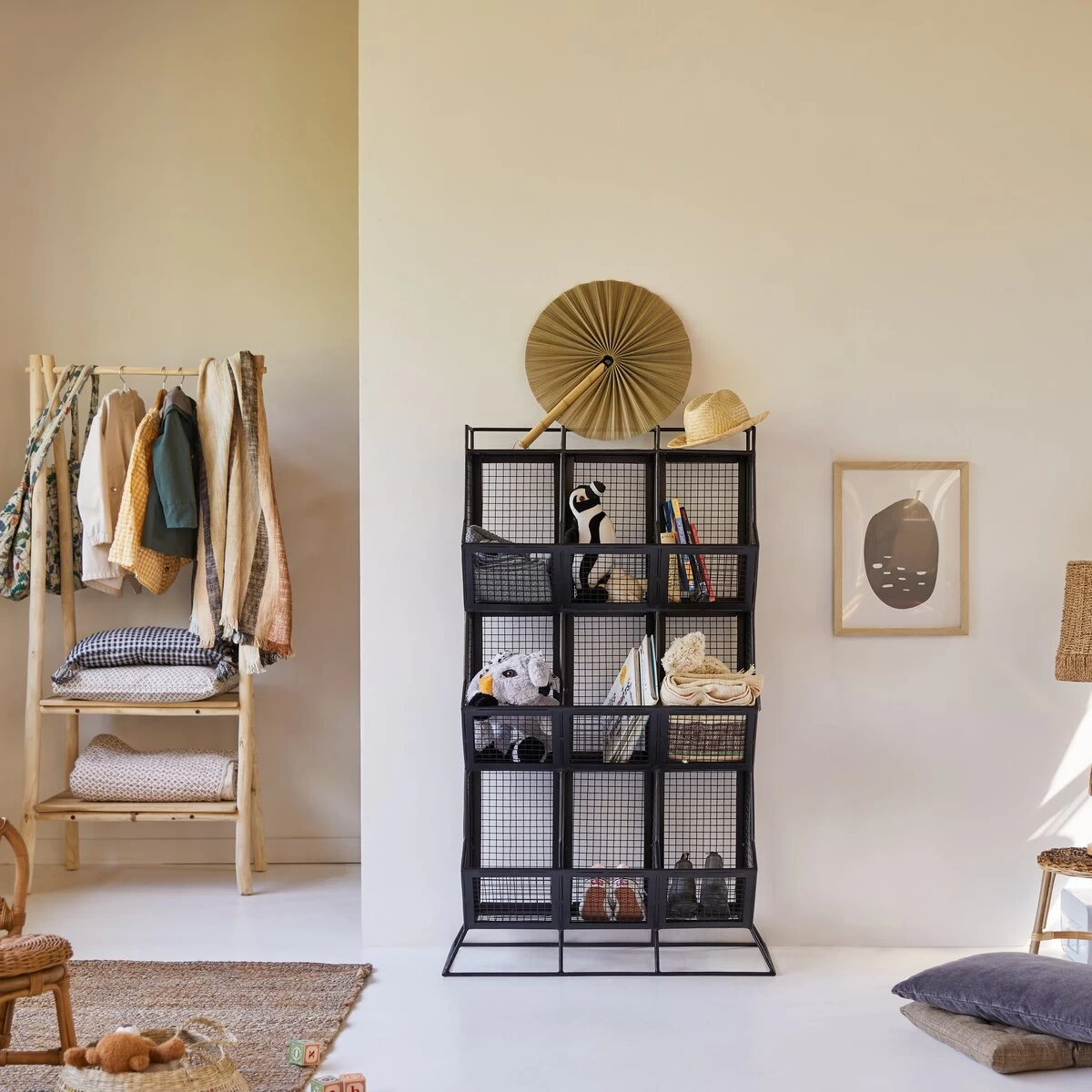 Cléo - Etagère Casiers Enfant En Métal