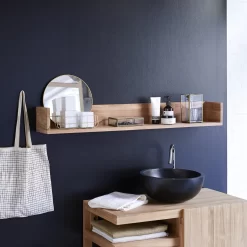 Arty - Etagère De Salle De Bain En Teck Massif