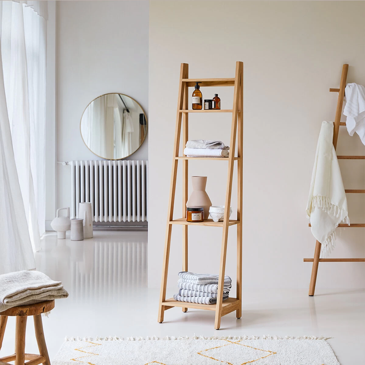 Bahya - Etagère En Teck Massif