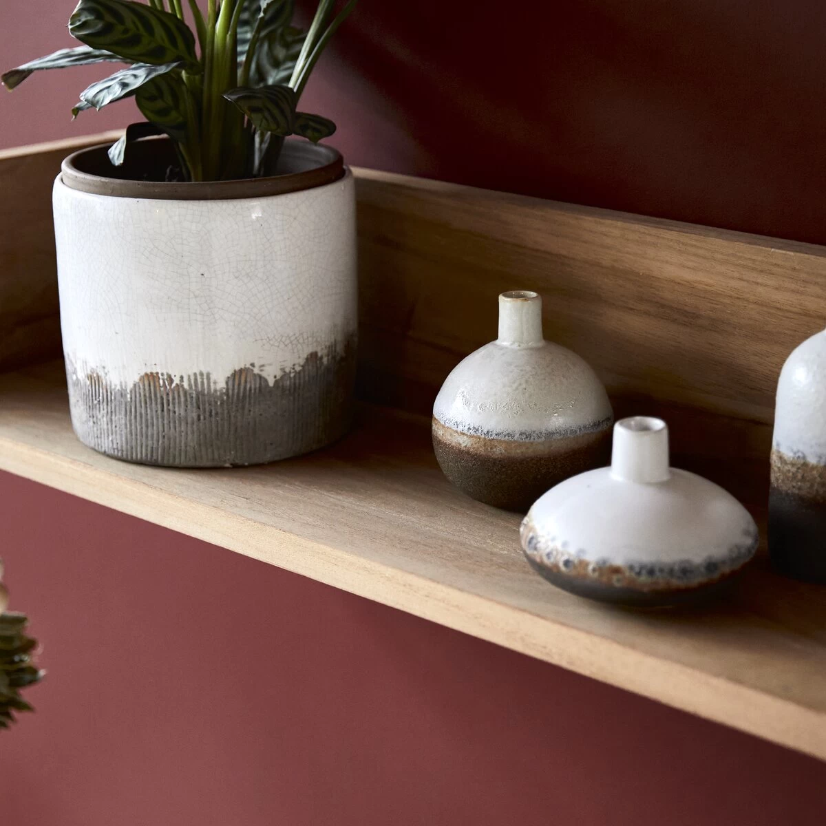 Arty - Etagère Murale En Teck Massif – Image 4