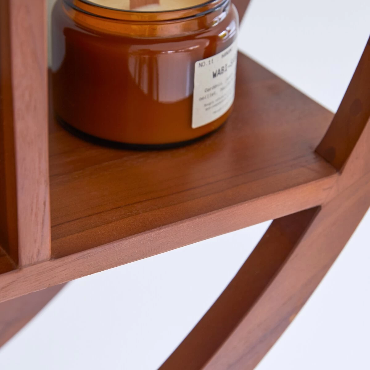 Ying Yang - Etagère Murale En Teck Massif – Image 3