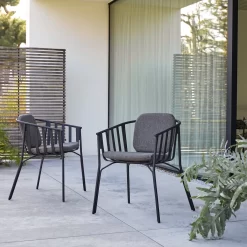 Grazi - Fauteuil De Jardin En Aluminium Et Tissu