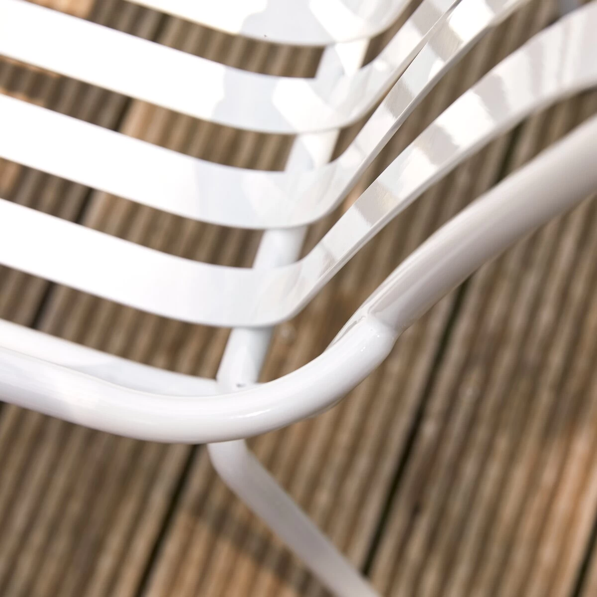 Gaby - Fauteuil De Jardin En Métal White – Image 2