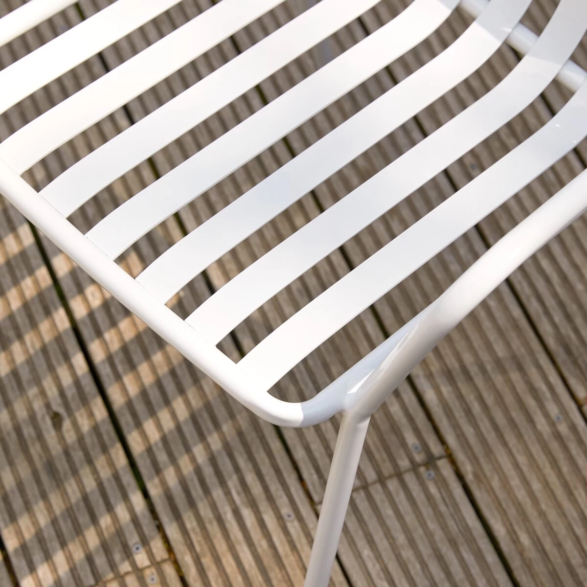 Gaby - Fauteuil De Jardin En Métal White – Image 3
