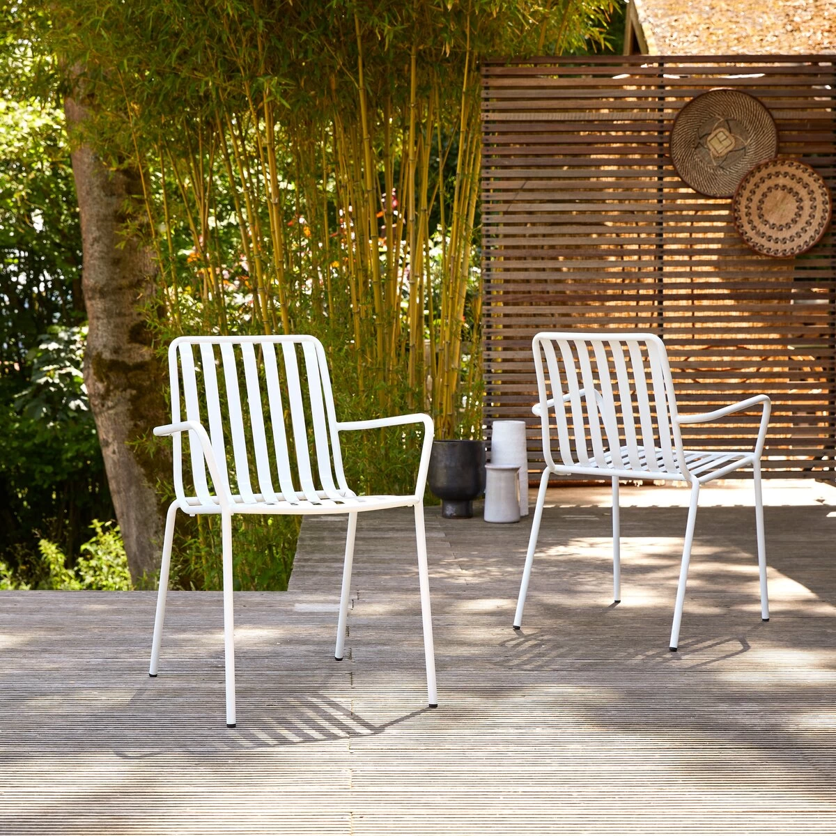 Gaby - Fauteuil De Jardin En Métal White