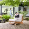 Olia - Fauteuil De Jardin En Teck Massif