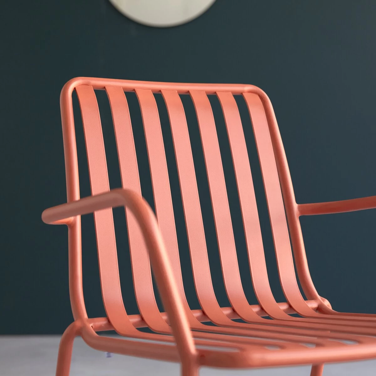 Gaby - Fauteuil En Métal Orange – Image 2