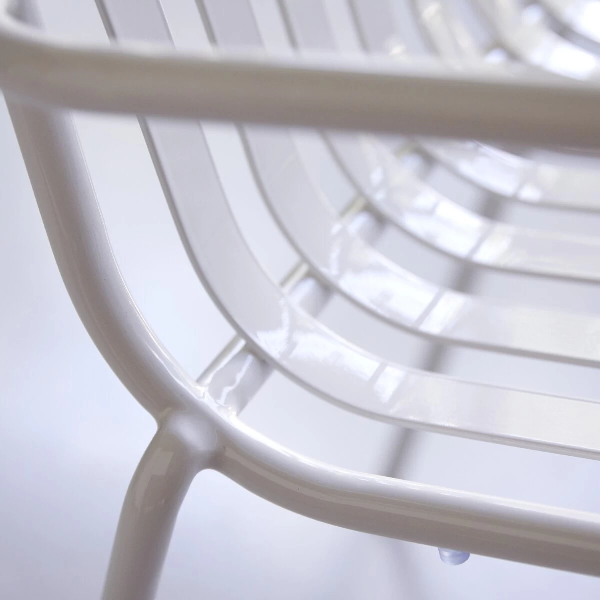 Gaby - Fauteuil En Métal White – Image 3