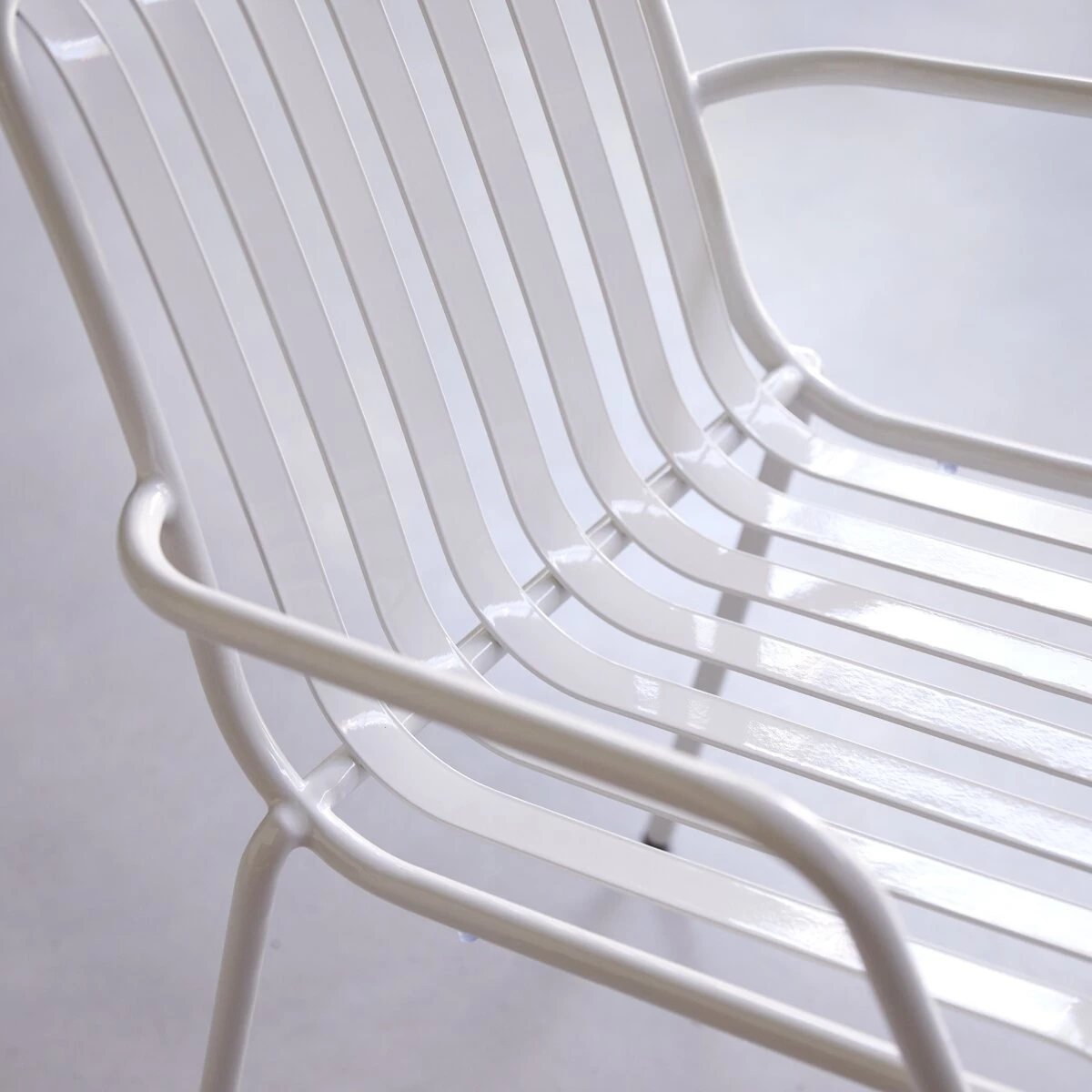 Gaby - Fauteuil En Métal White – Image 5