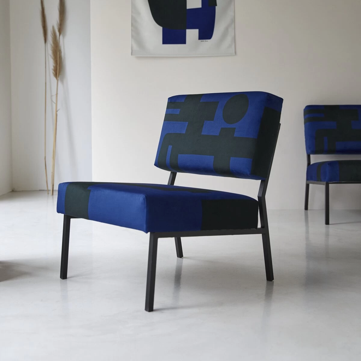 Barbican - Fauteuil Français Bleu – Image 4