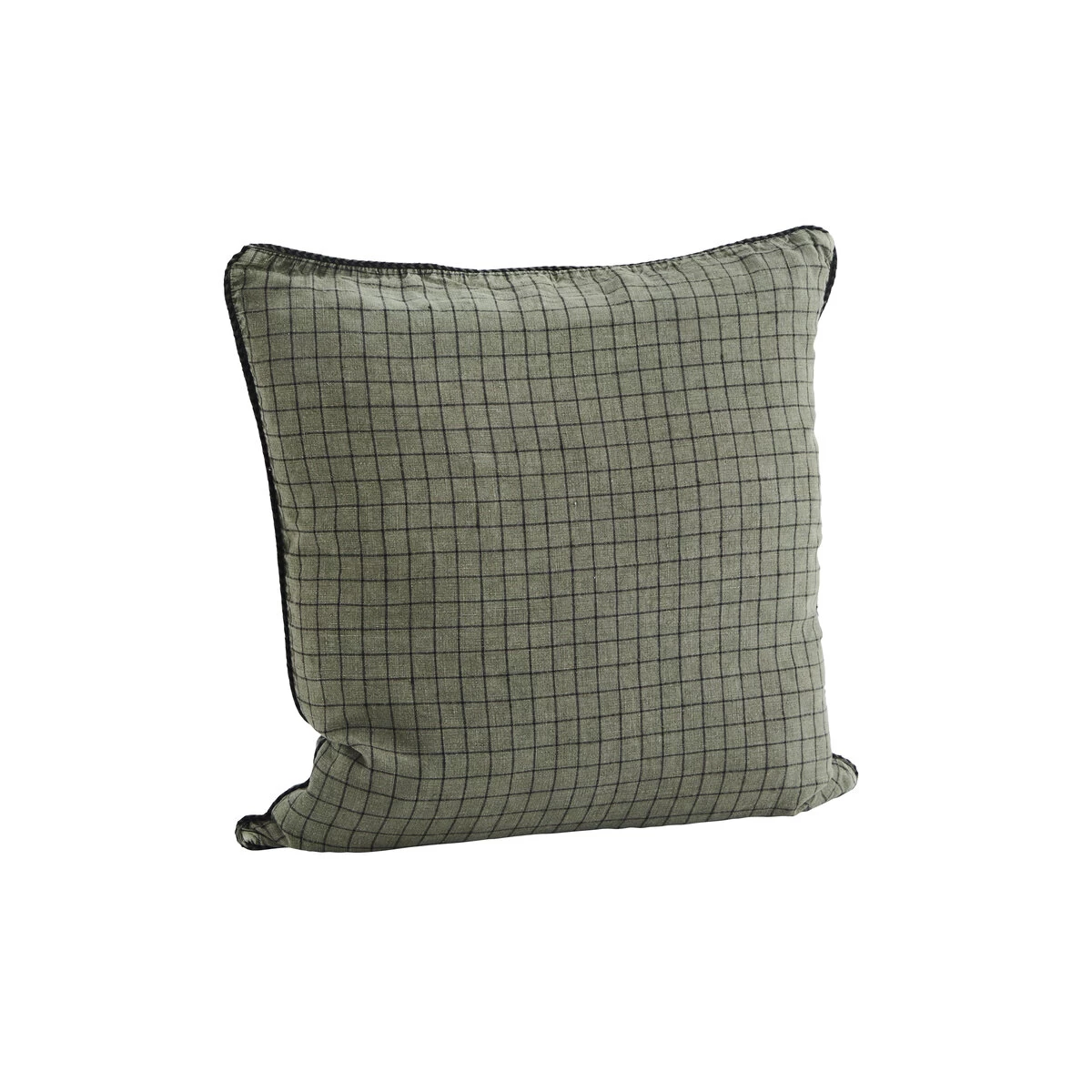 Georgie - Housse De Coussin En Lin 50x50 Cm, Green