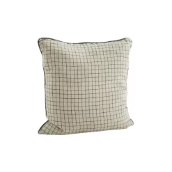 Georgie - Housse De Coussin En Lin 50x50 Cm, White