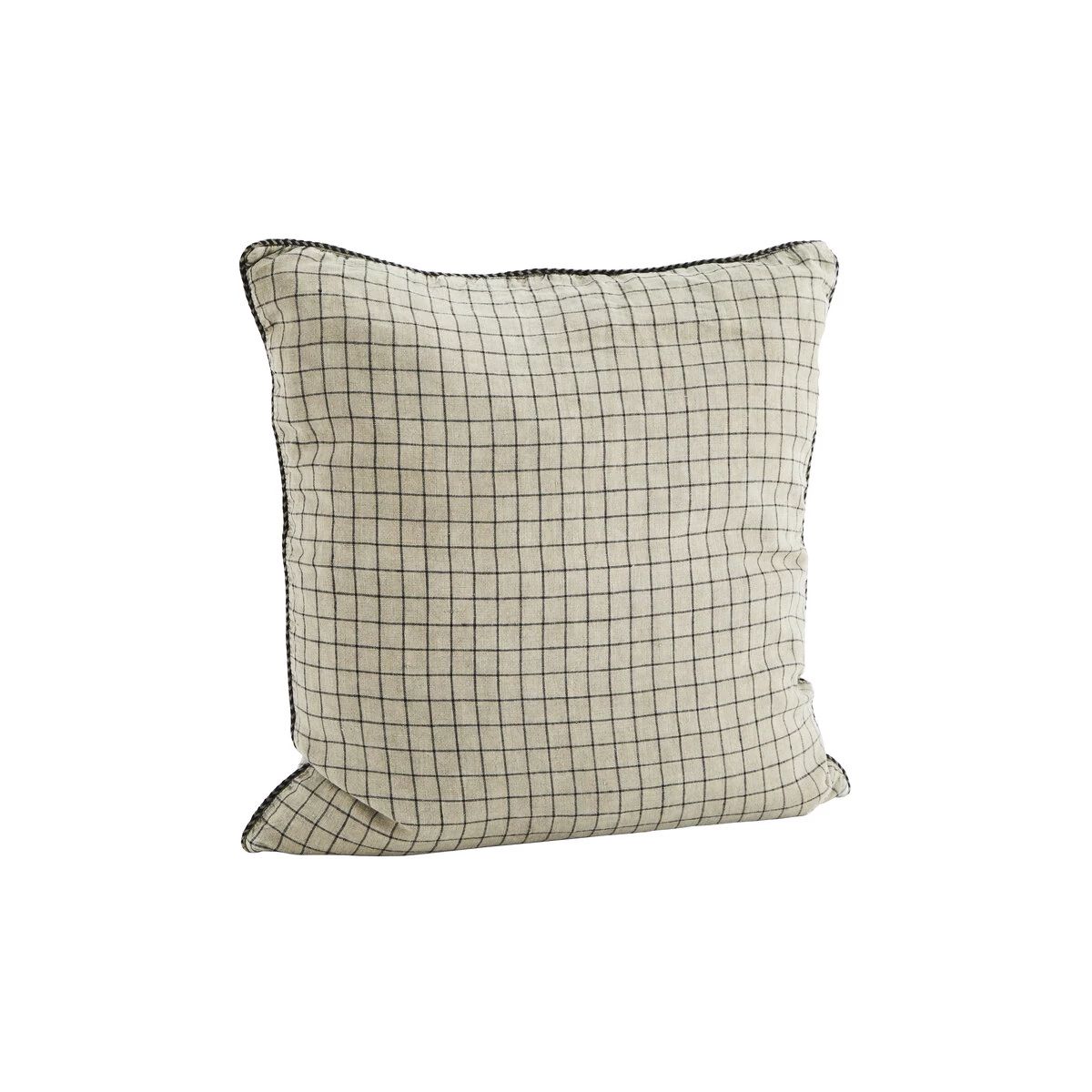 Georgie - Housse De Coussin En Lin 50x50 Cm, White