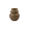 Juno - Vase En Argile, Camel, 19 Cm