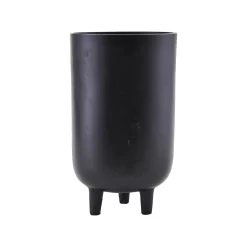 Jang - Cache-pot Black En Aluminum