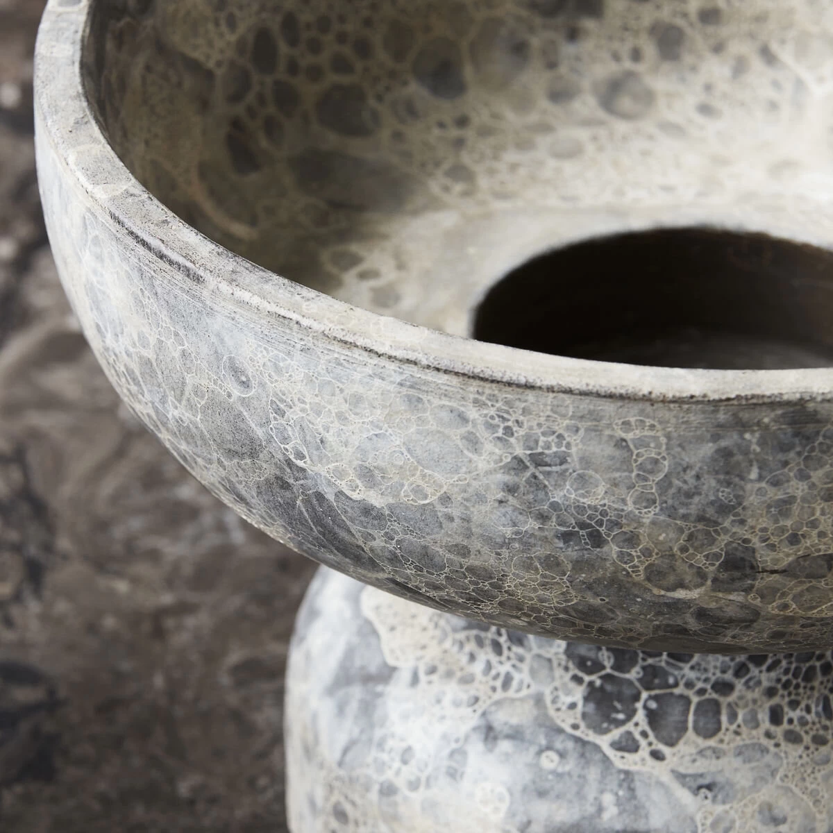 Ancient - Porte Bougie En Céramique – Image 4