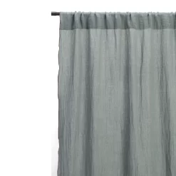 Linen - Rideau En Lin, Deep Forest