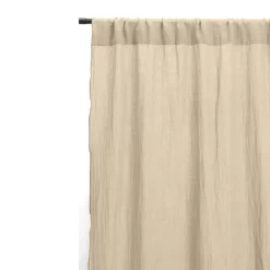 Linen - Rideau En Lin, Oak