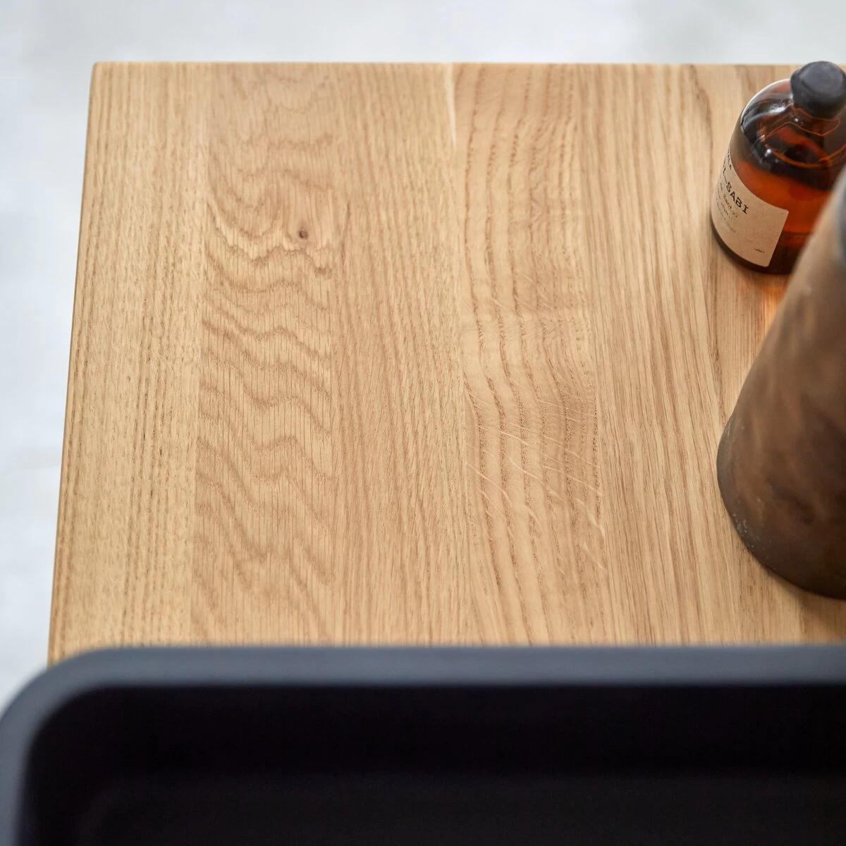 Jacob - Meuble Sous Vasque En Chêne Massif 80 Cm – Image 3