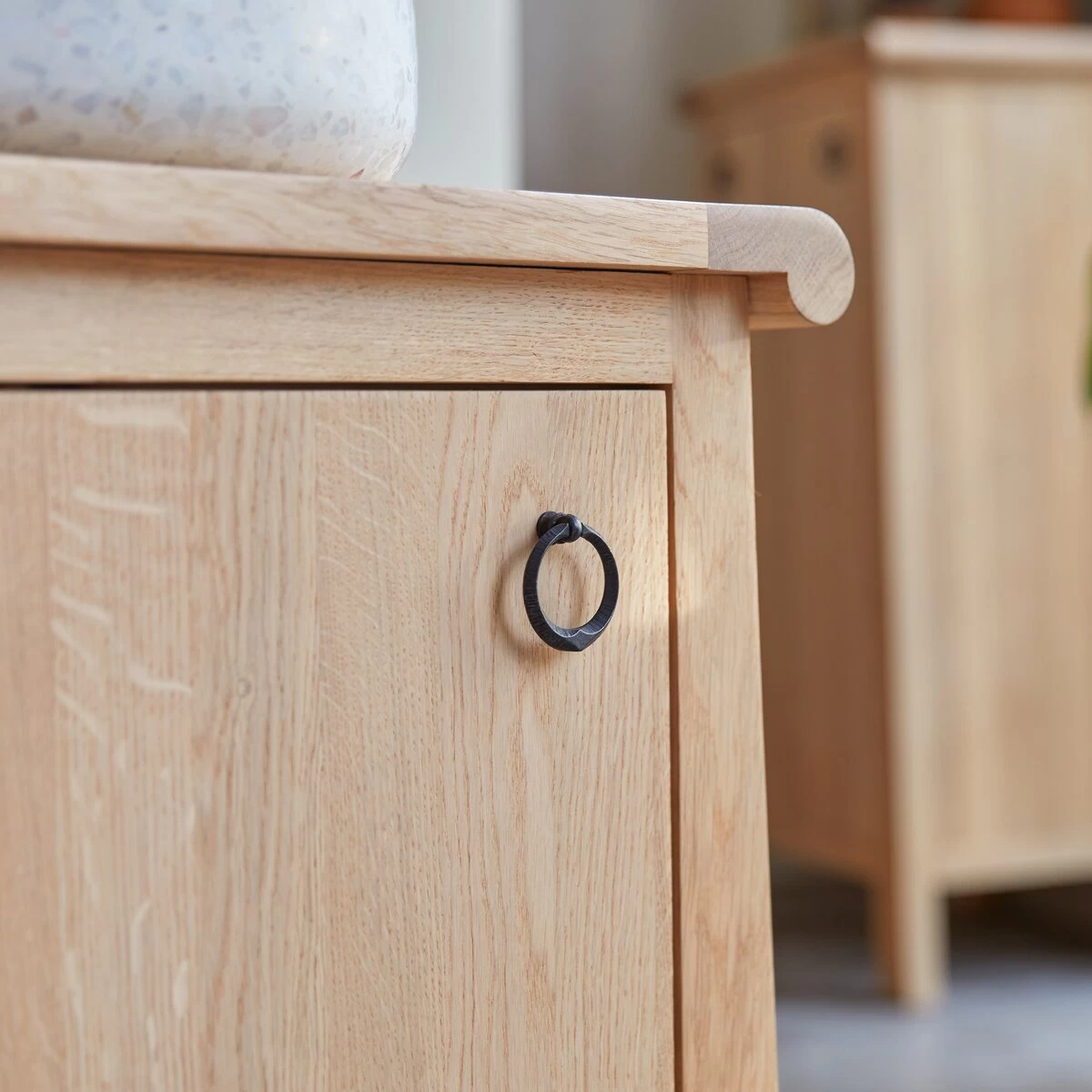 Volute - Meuble Sous Vasque En Chêne Massif 65 Cm – Image 5