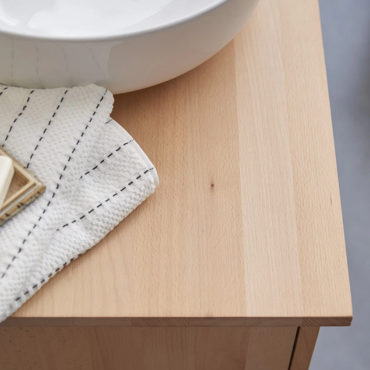 Soho - Meuble Sous Vasque En Hêtre Massif 85 Cm – Image 3