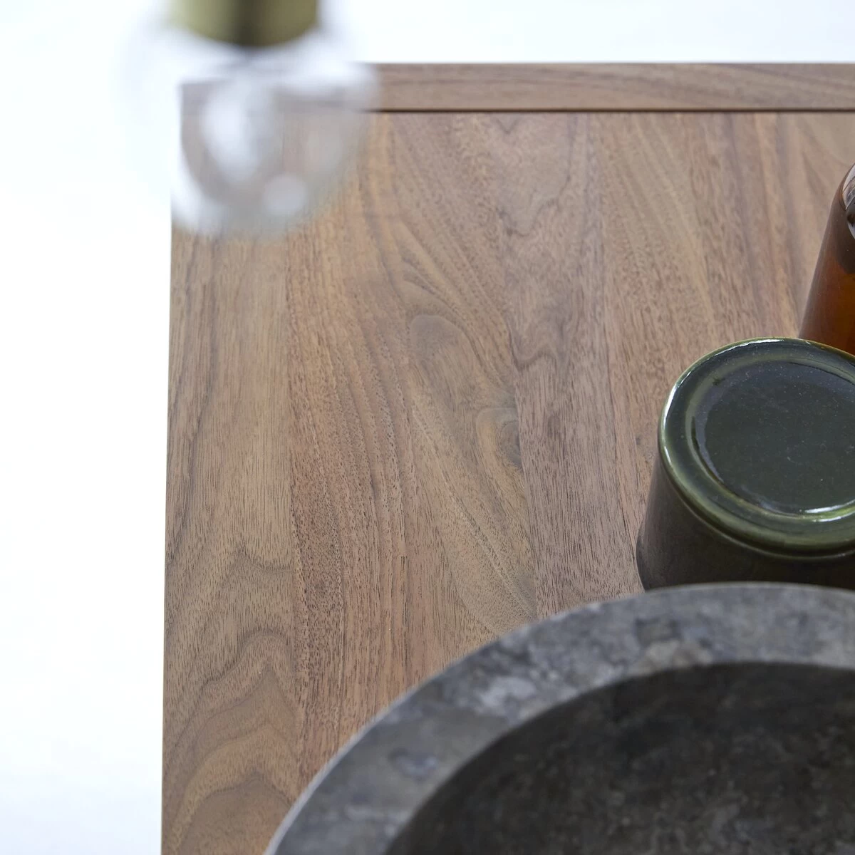 Jonàk - Meuble Sous Vasque En Noyer Massif 95 Cm – Image 3