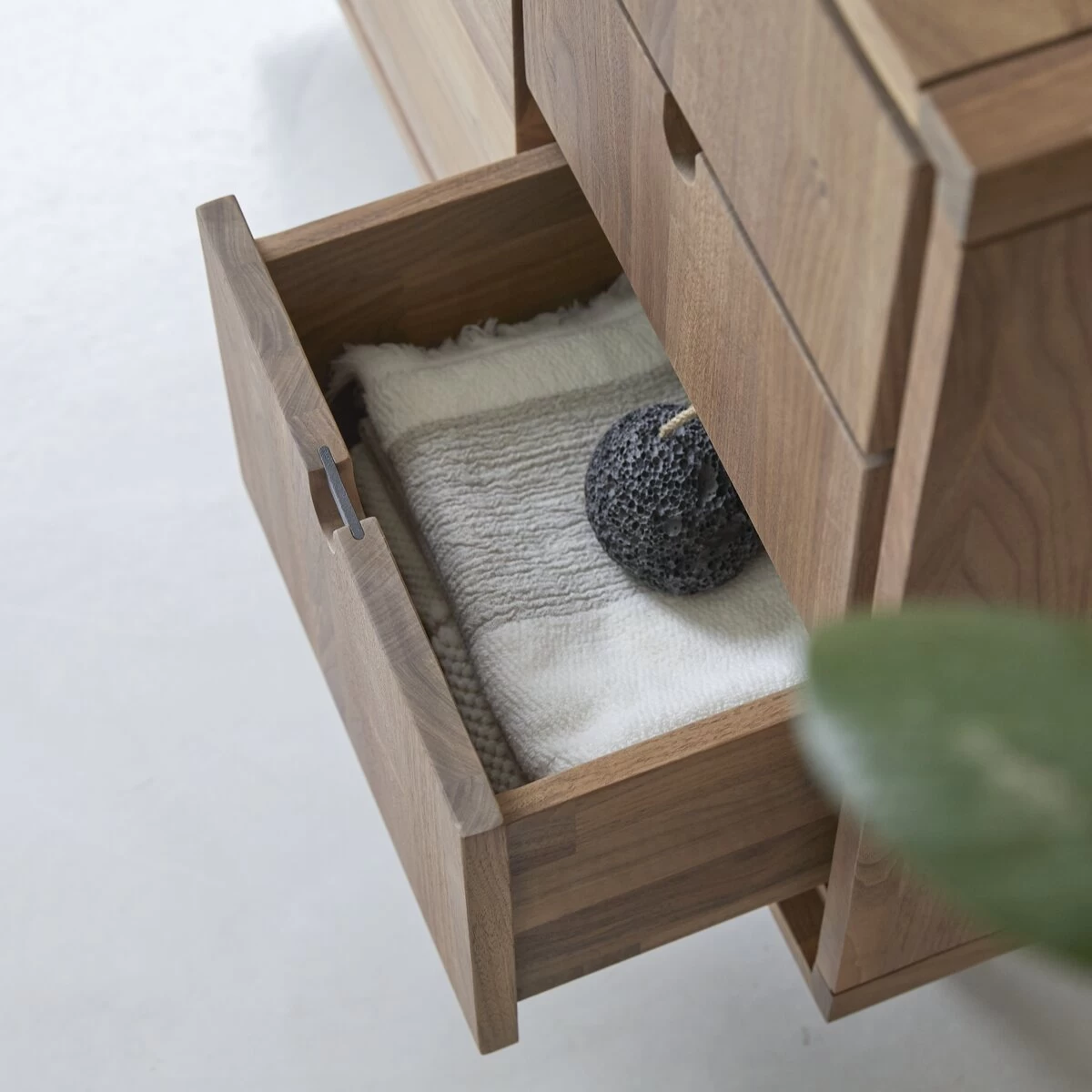 Jonàk - Meuble Sous Vasque En Noyer Massif 95 Cm – Image 6