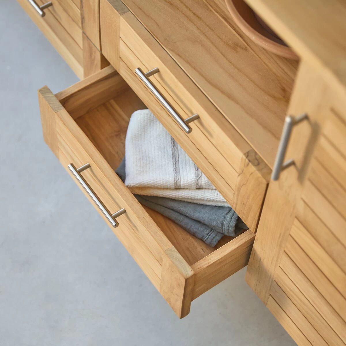 Soho - Meuble Sous Vasque En Teck Massif 165 Cm – Image 2