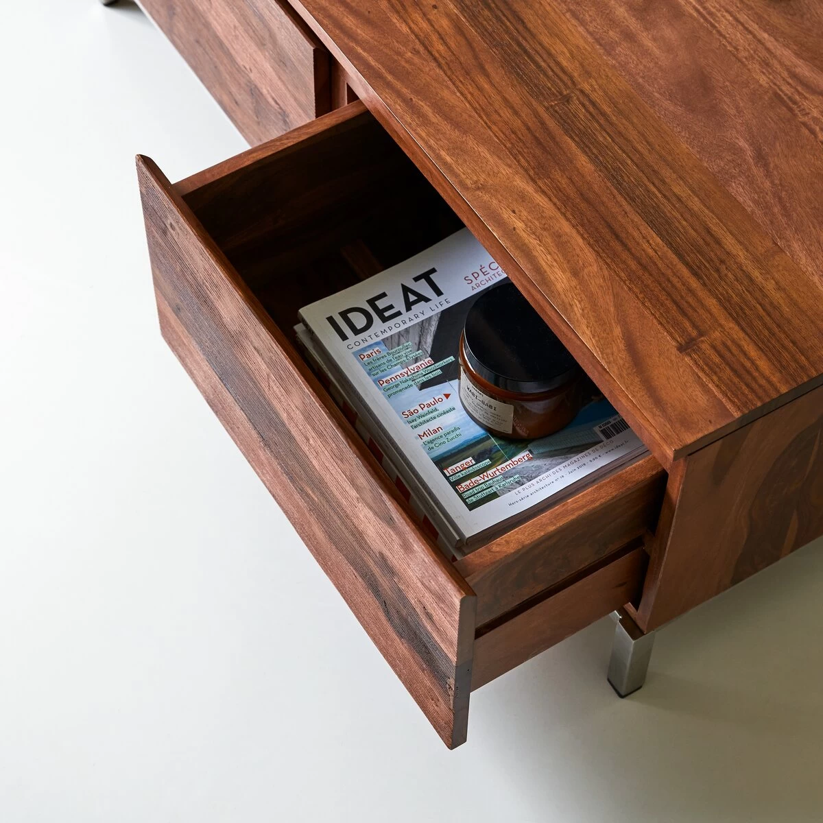 Nova - Meuble TV En Palissandre Massif 205 Cm – Image 8