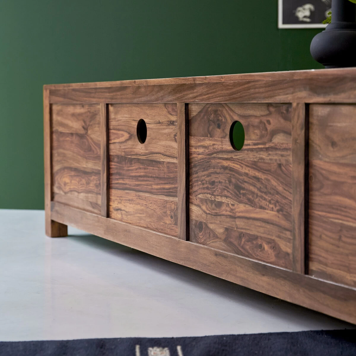 Oliver - Meuble TV En Palissandre Massif 200 Cm – Image 9