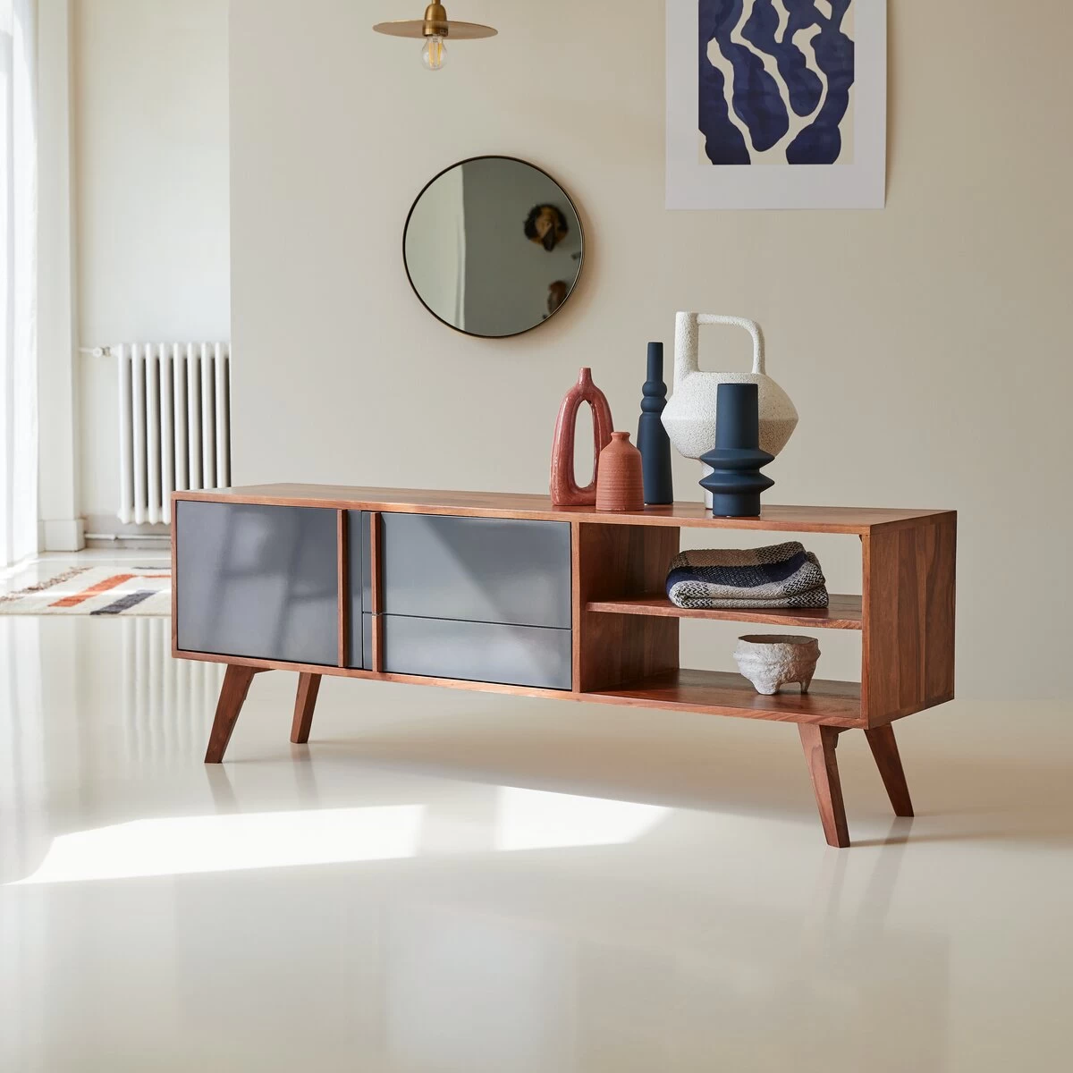 Niels - Meuble TV En Palissandre 150 Cm – Image 4