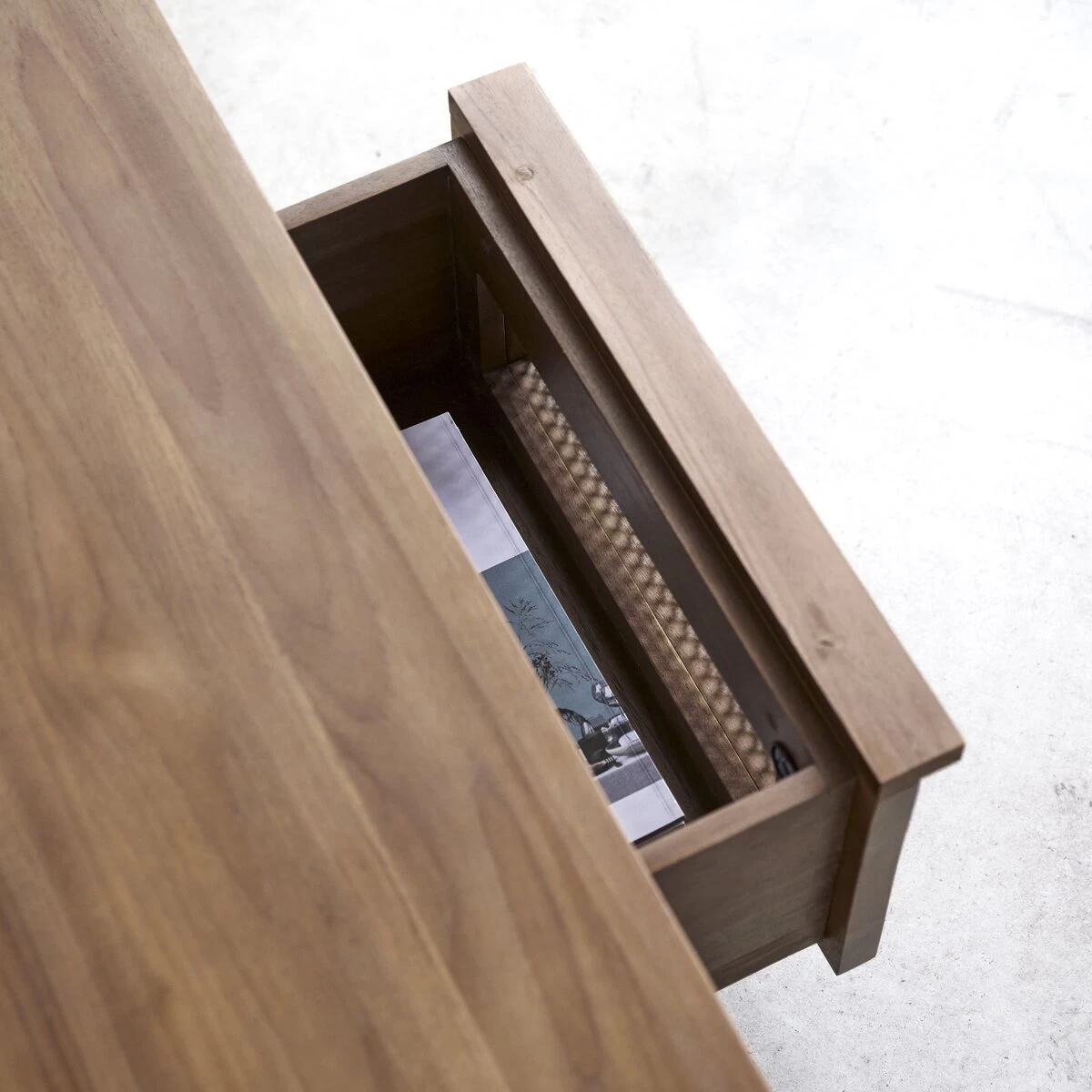 Roots - Meuble TV En Teck Massif Et Cannage 160 Cm – Image 6