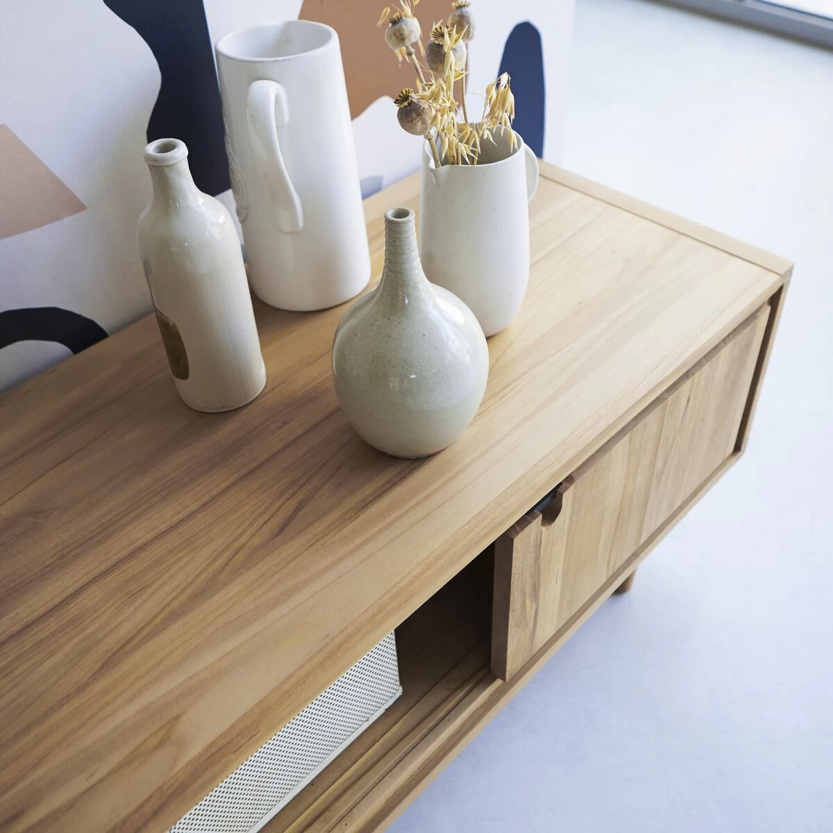 Jonàk - Meuble TV En Teck Massif 140 Cm – Image 6