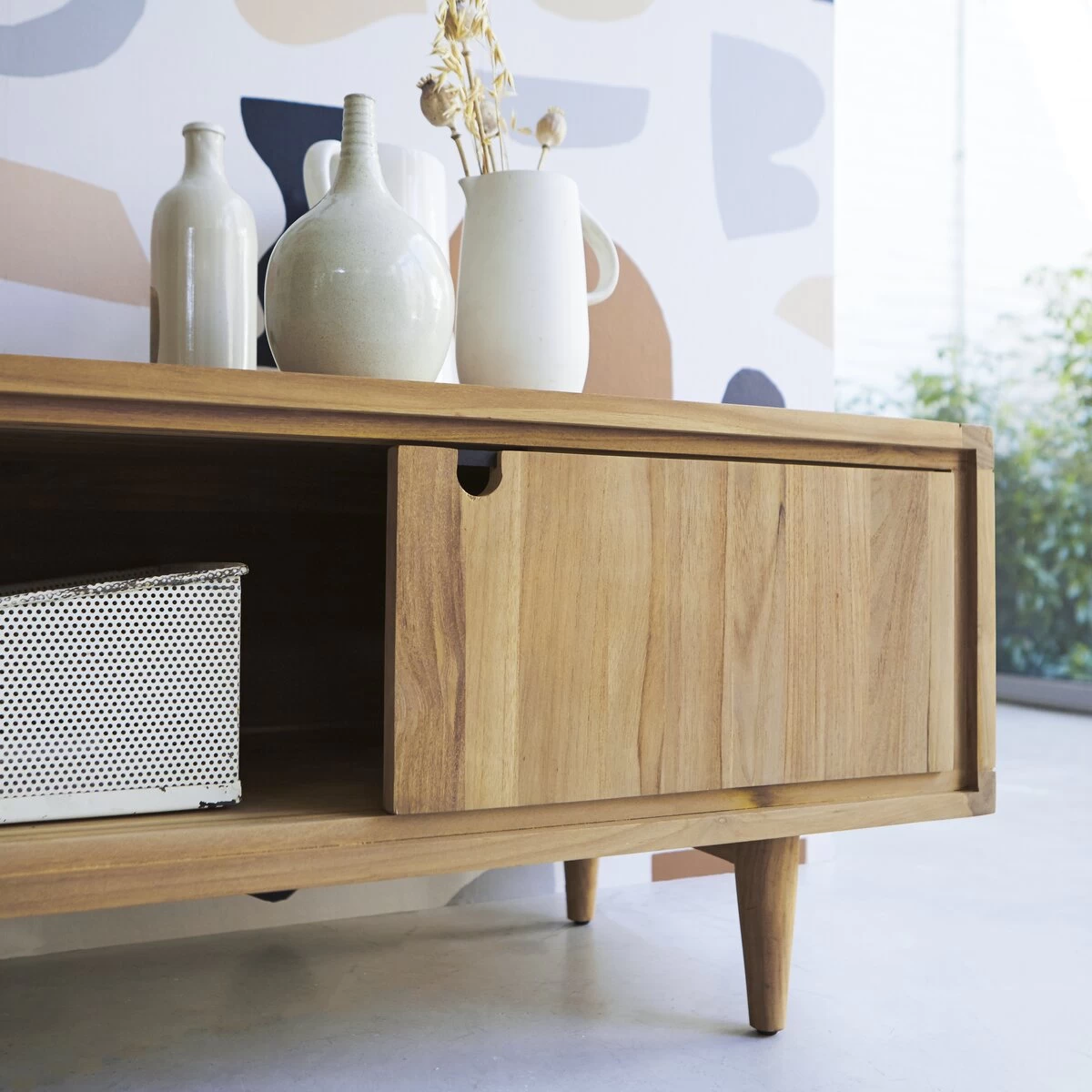 Jonàk - Meuble TV En Teck Massif 140 Cm – Image 8