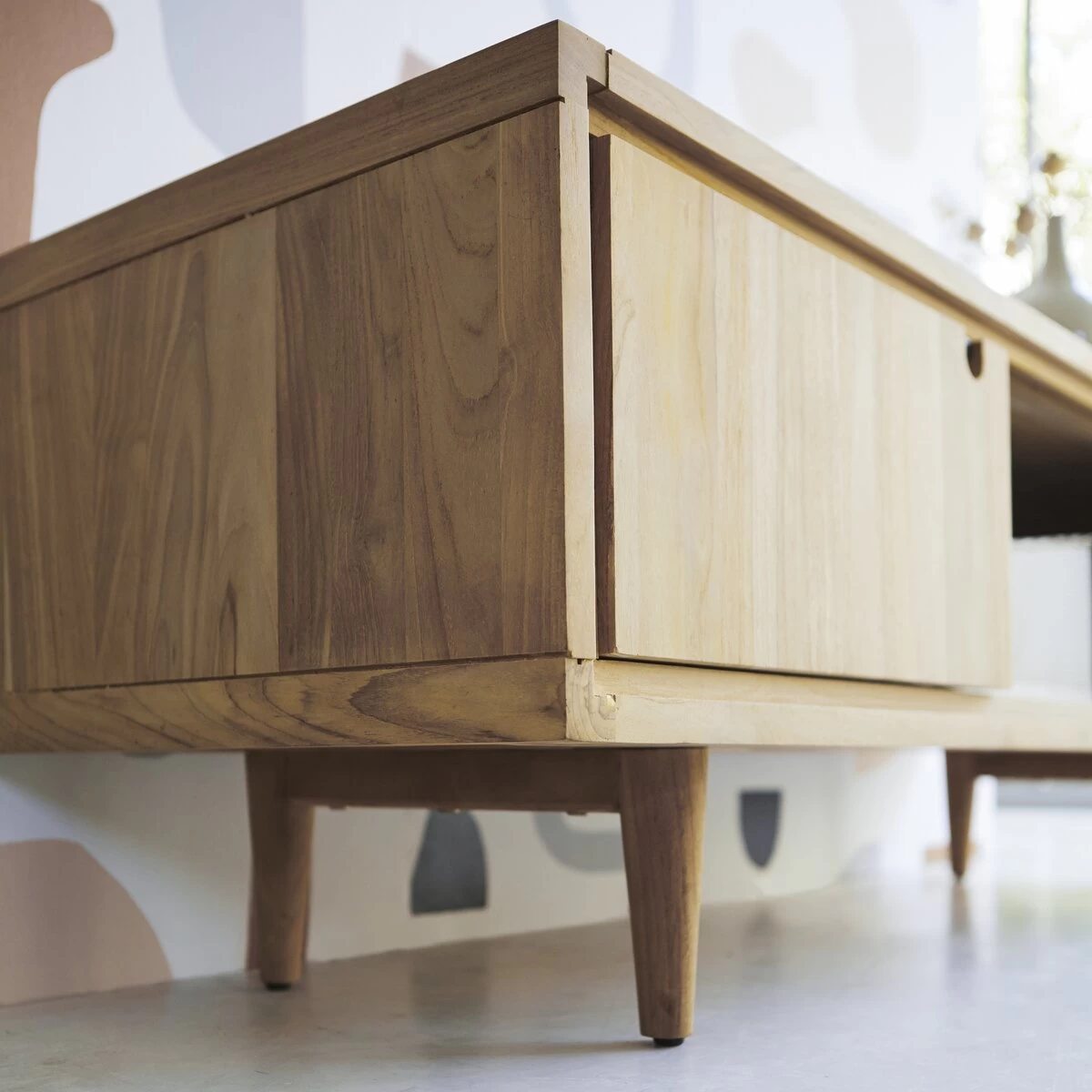 Jonàk - Meuble TV En Teck Massif 140 Cm – Image 9